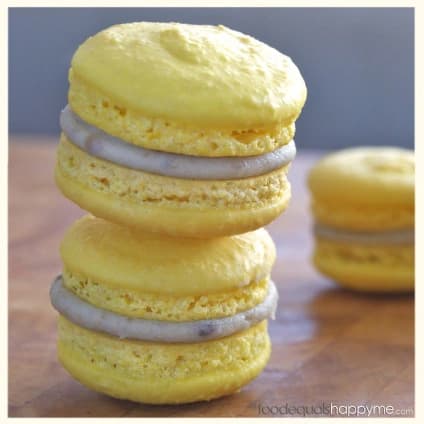 Banana Macarons + Some Handy Macaron Baking Tips
